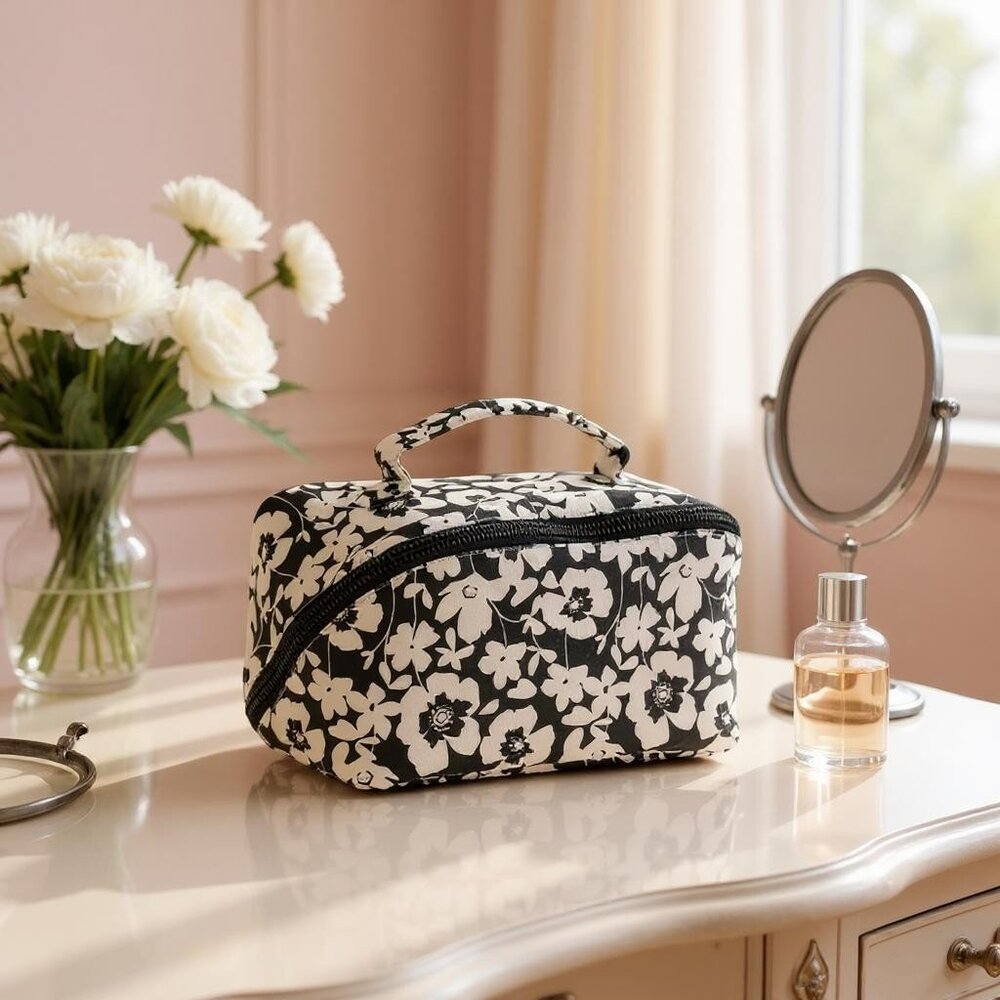 Karma Floral Cosmetic Case